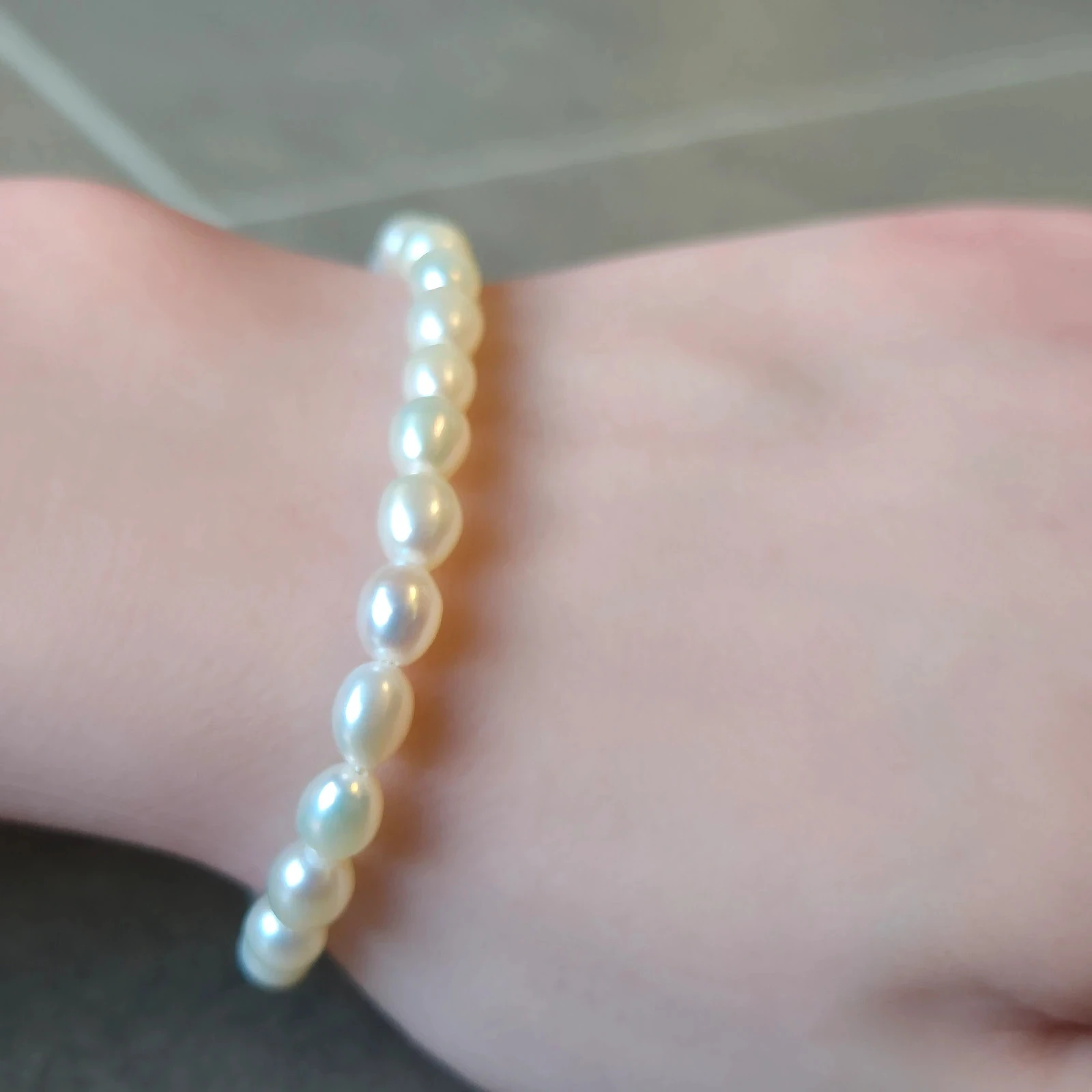 #Echte parelketting met S925 zilveren sluiting – photo 2